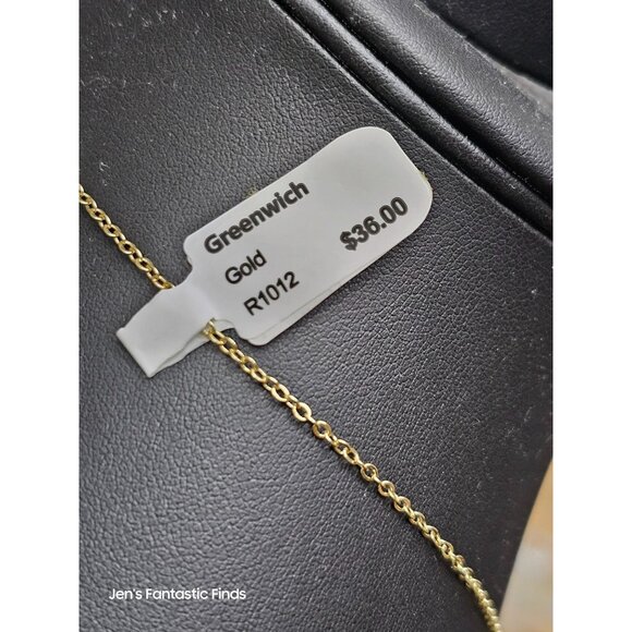 Gold Greenwich‎ Locket Necklace With Chain New - Picture 6 of 11